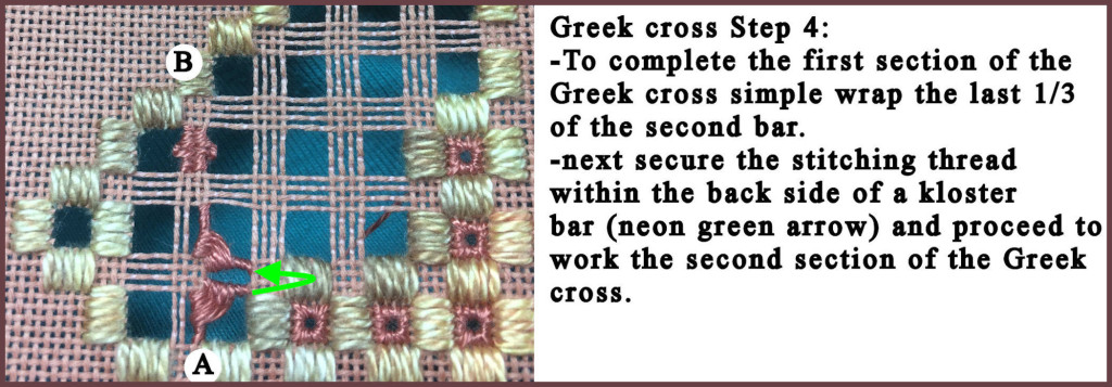 WIP Greek Cross Step 4