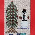Snowman Decorating Holiday Tree